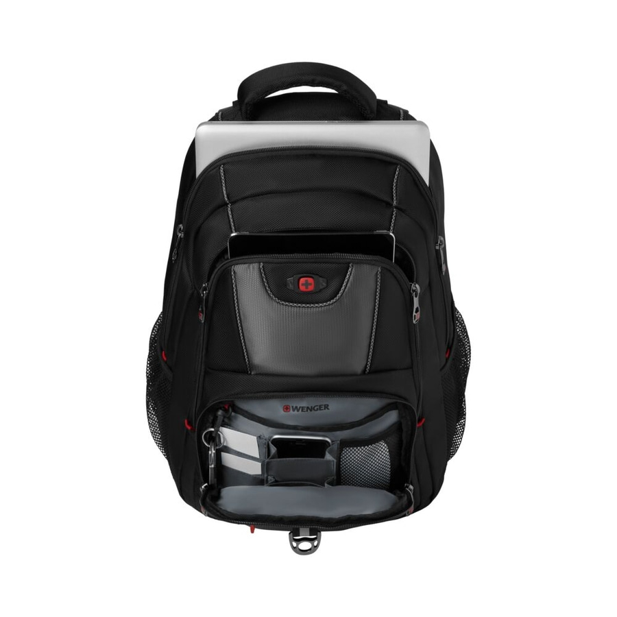 WENGER Laptop-Rucksack Pillar 16" Laptop Tablet-Fach 25 Liter Schwarz/ Grau
