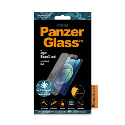 PanzerGlass™ Screen Protector Apple iPhone 12 Mini Edge-to-Edge Das Original