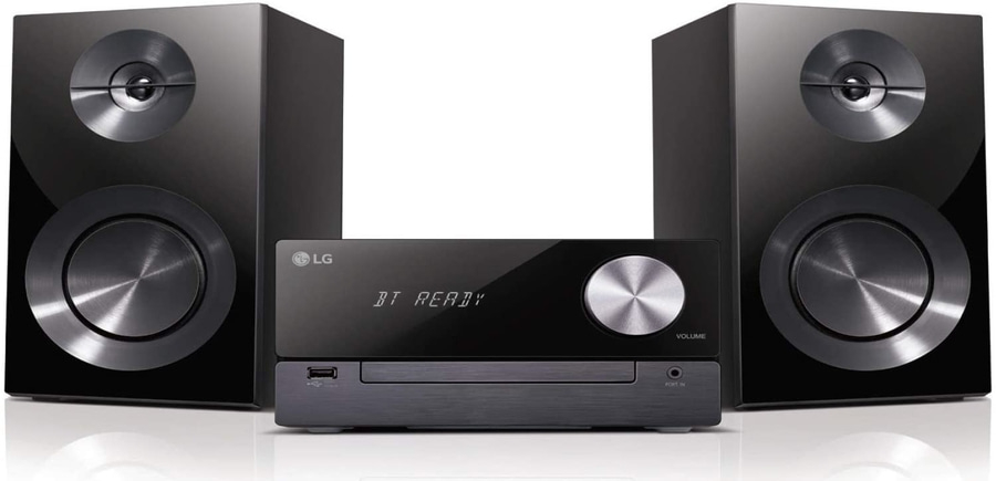 LG CM 2460 DAB 2.0 Stereo Minianlage USB Bluetooth 100 Watt MP3 schwarz B-Ware