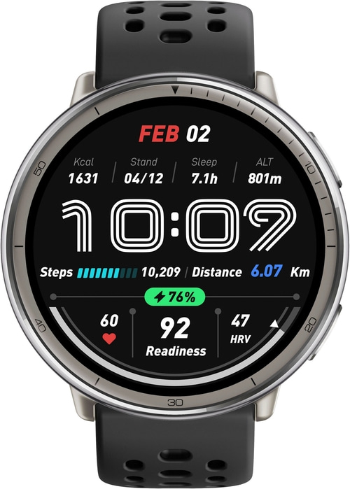 AMAZFIT Active 2 (Round) 1.32" Smartwatch AMOLED 353 ppi Digital B-WARE