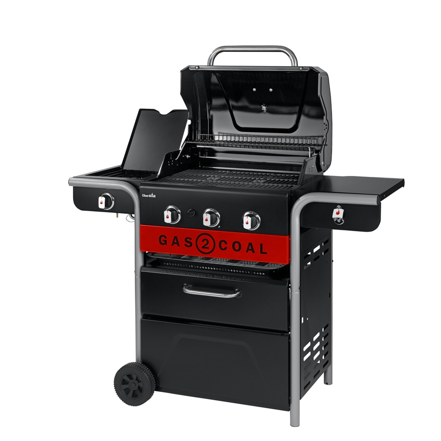 Char-Broil Hybridgrill Gas2Coal 2.0 330 Grill Kohle und Gas Kombination 10,1 kW