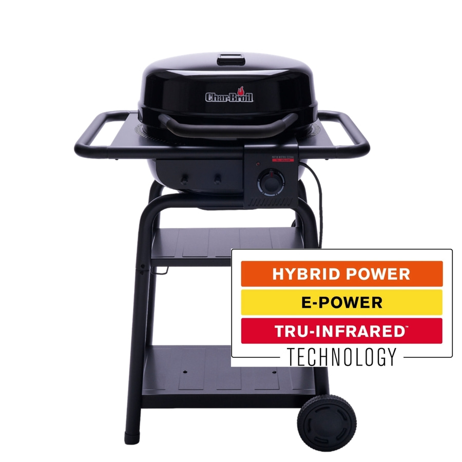 Char-Broil Hybridgrill Patio Bistro E2Coal Elektro + Kohlgrill 2in1 BBQ Grill