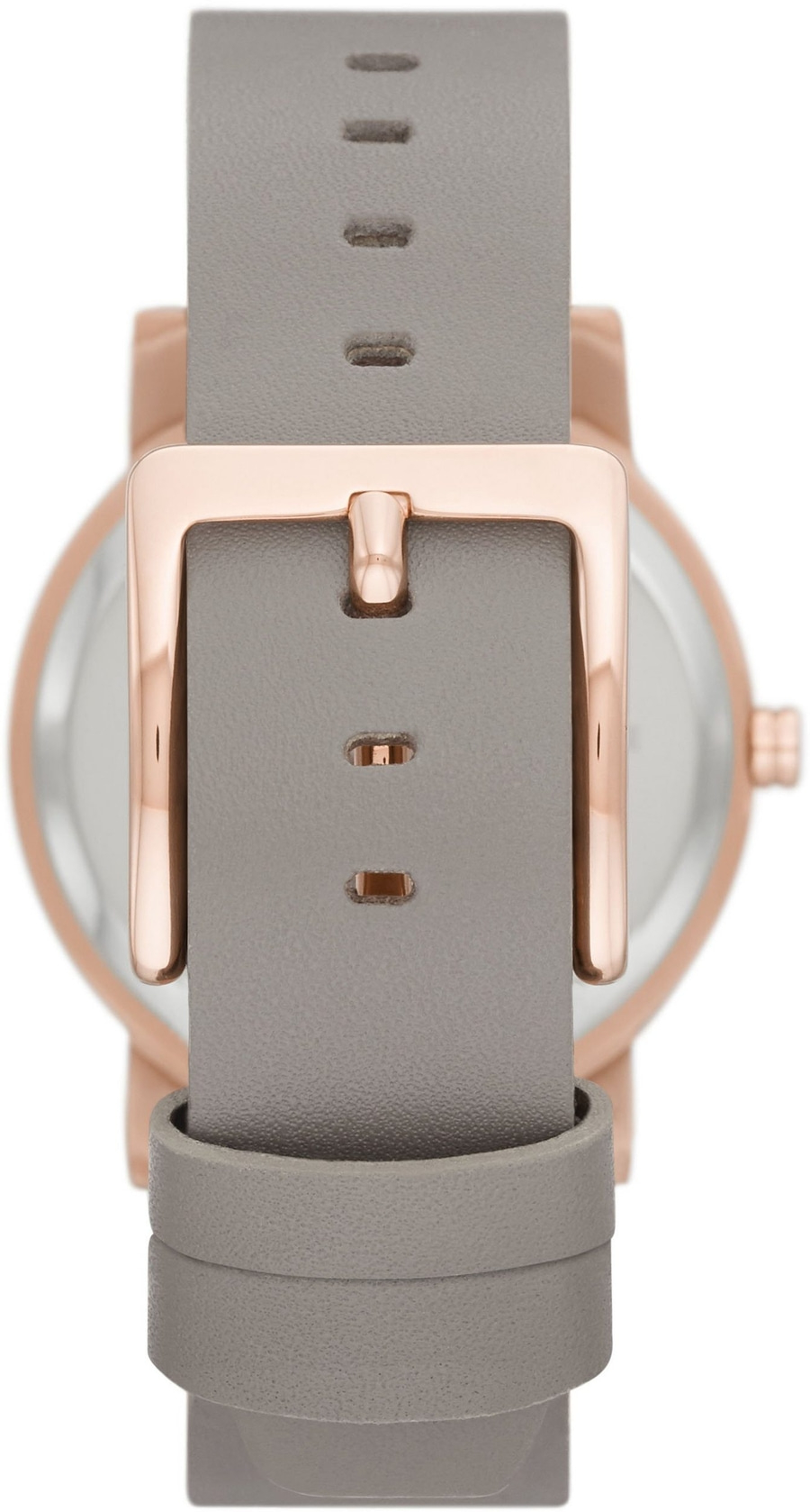 DKNY Damen Armbanduhr SOHO NY2341 Quarzuhr Lederarmband 34mm grau/rosé B-WARE
