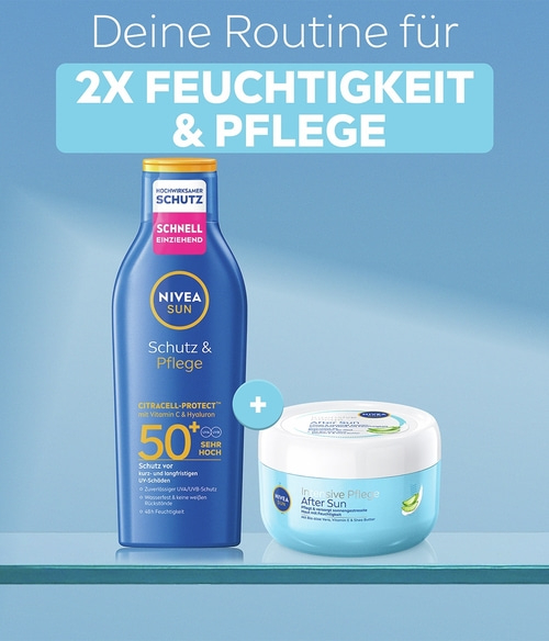 Nivea Sun Lotion und After Sun Creme für 2x Feuchtigkeit und Pflege