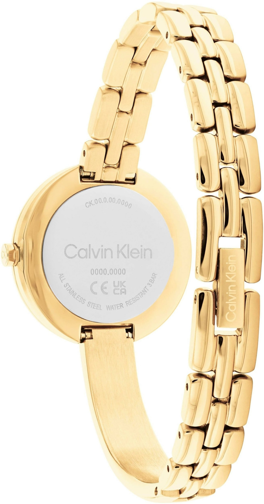CALVIN KLEIN Armbanduhr Damen Edelstahl 28 mm Goldfarben 25200279 B-WARE