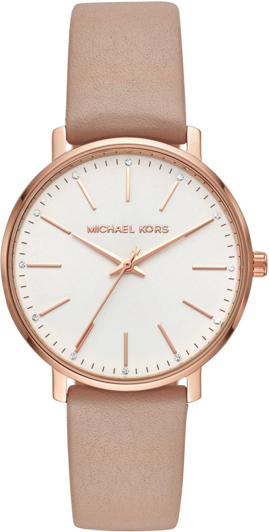 MICHAEL KORS MK2748 Damenarmbanduhr Edelstahl 38 mm Lederarmband B-WARE
