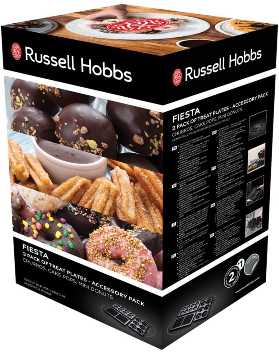 Russell Hobbs Fiesta Zubehörpackung für Churros, Cake Pops und Mini-Donuts.
