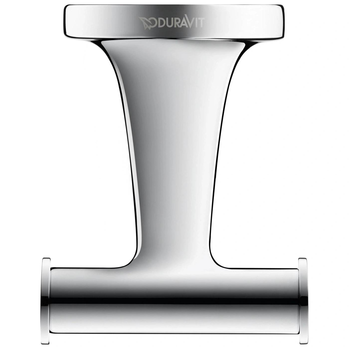 Chrom-Haken von Duravit, glänzend, für Badezimmer, modernes Design, Wandmontage