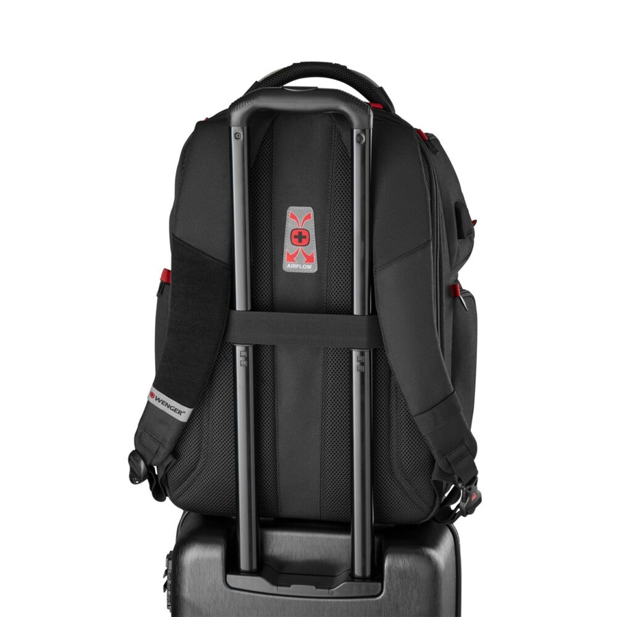 WENGER Gaming-Laptop-Rucksack PlayerOne 17,3" Laptop USB Tablet-Fach 29L Schwarz