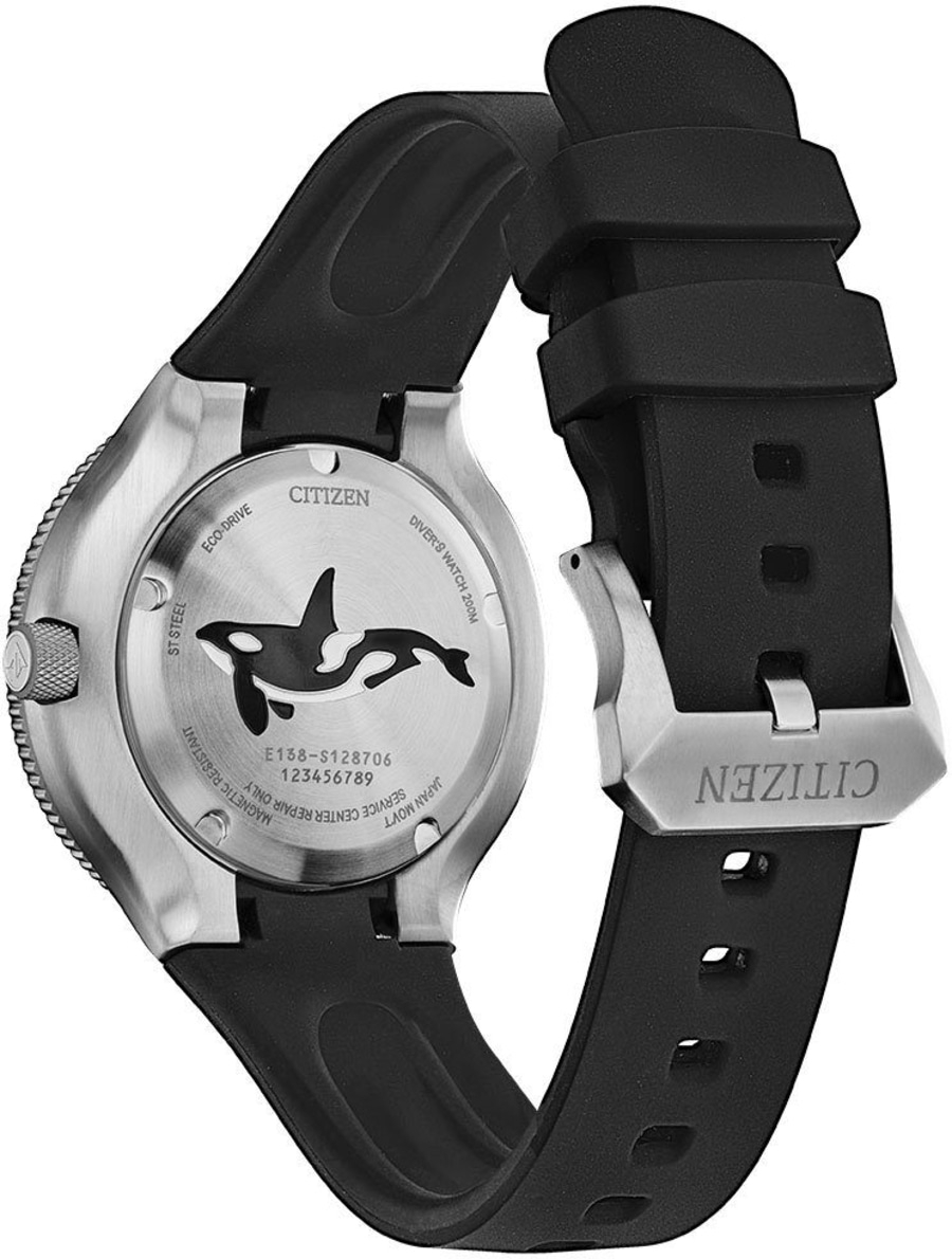 CITIZEN Herrenarmbanduhr Promaster Diver Orca BN0230-04E Eco-Drive Solar 46mm