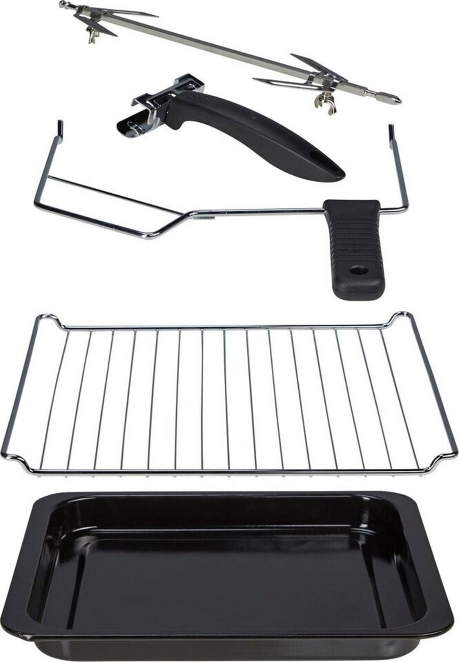 HANSEATIC Minibackofen XXL 42 Liter Garraum Drehspieß Grill OT42ML B-Ware