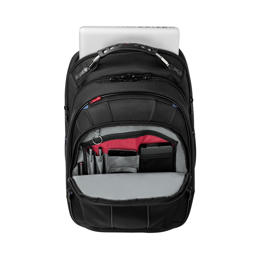 WENGER Carbon Notebook-Rucksack bis 17 Zoll Wasserdicht 30 L Schwarz-Rot