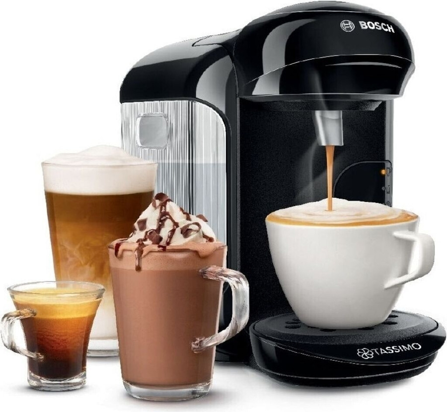 Bosch Tassimo Kaffeemaschine mit verschiedenen Kaffeespezialitäten