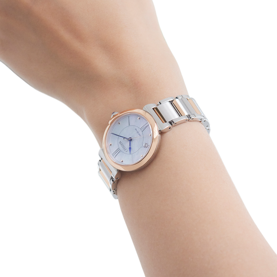 CITIZEN Damen Armbanduhr EM1074-82D Solar Saphirglas Edelstahl 30mm B-Ware
