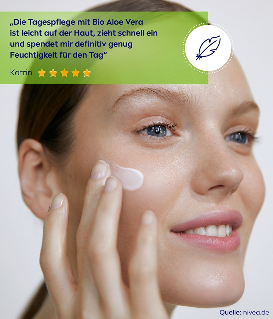 NIVEA Tagespflege Natural Balance feuchtigkeitsspendend 24h Feuchtigkeit 2x 50ml