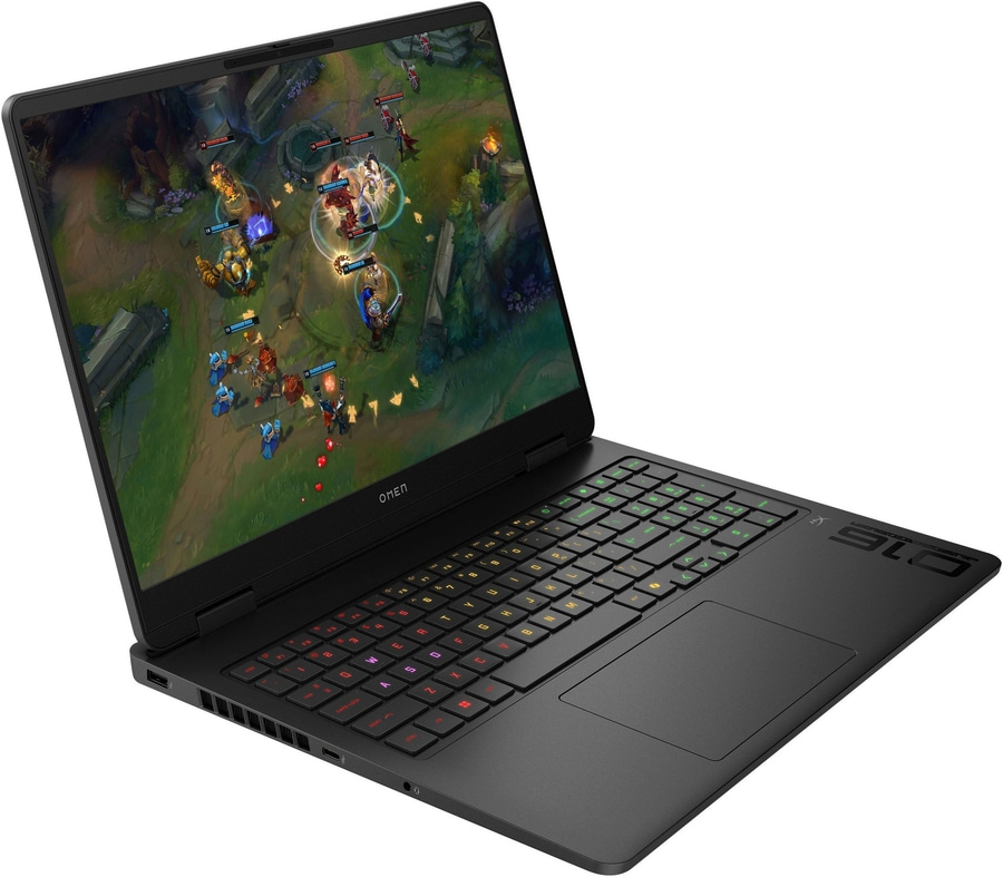 Gaming-Laptop mit League of Legends, beleuchtete Tastatur