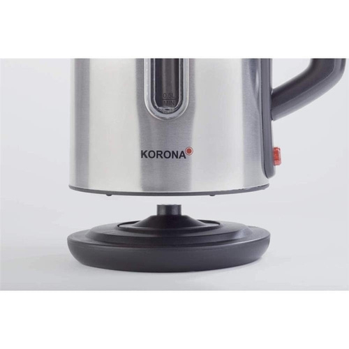 KORONA Wasserkocher 20350 1,7L 360° kabellos Retro-Stil 2200W Edelstahl NEU