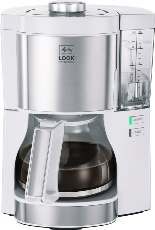 MELITTA Filterkaffeemaschine Look Perfection 1025-05 Warmhaltefunktion Weiß