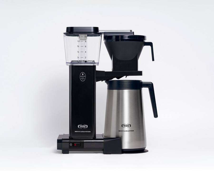 MOCCAMASTER Thermo Filterkaffeemaschine KBGT 741 Black Thermoskanne schwarz NEU