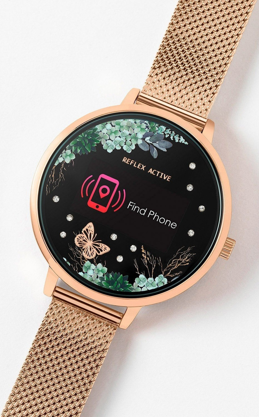 REFLEX ACTIVE Serie 3 RA03-4034 38 mm Smartwatch Edelstahl Bluetooth rosé