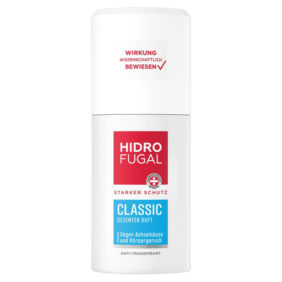 HIDROFUGAL Deo Zerstäuber CLASSIC Reisegröße Anti-Transpirant Schutz 4 x 55 ml