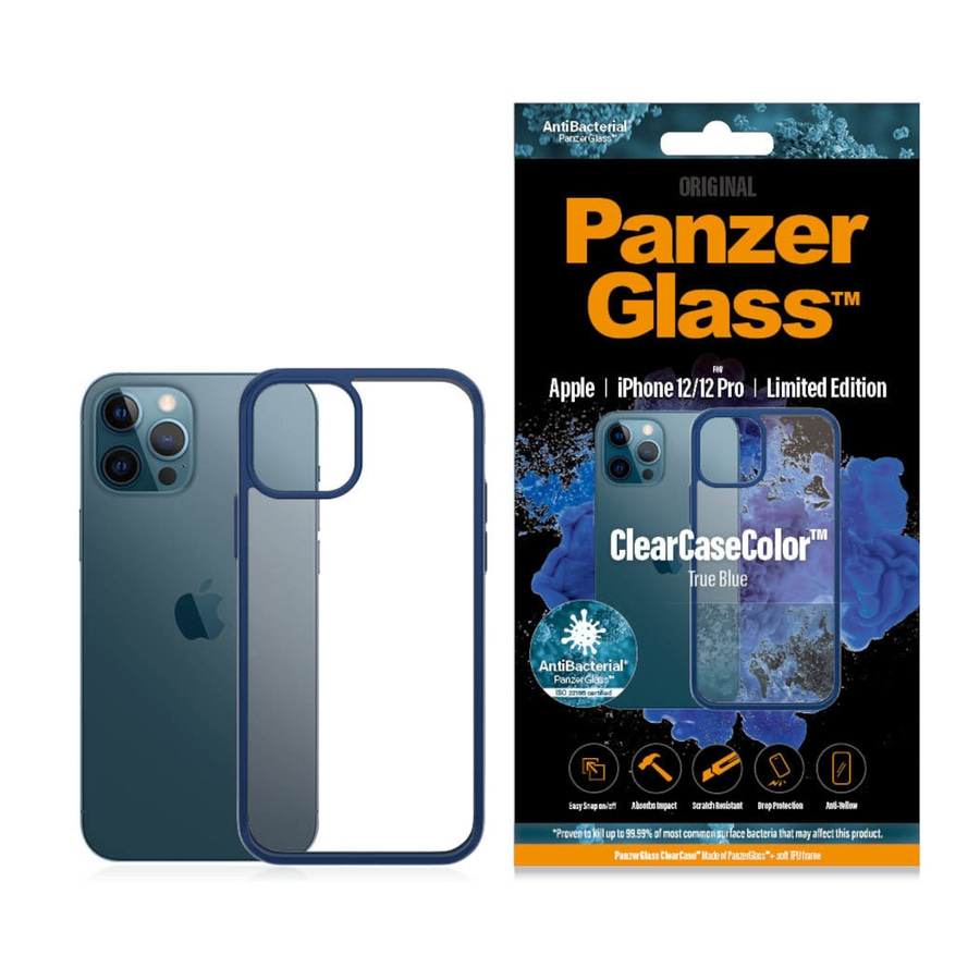 PanzerGlass™ Schutzhülle Clear Case iPhone 12 / 12 Pro Handyhülle TPU Hülle