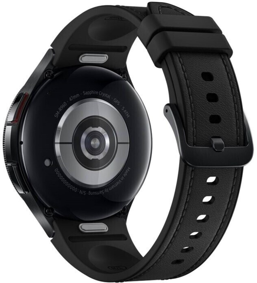 SAMSUNG Galaxy Watch 6 Classic Smartwatch 47 mm GPS OLED Display schwarz B-Ware