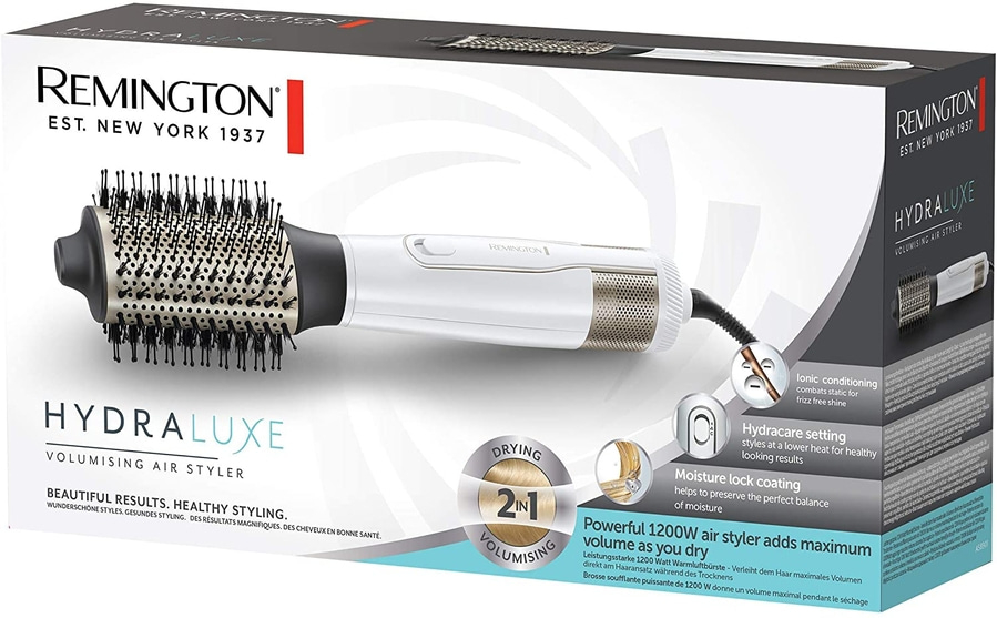 REMINGTON Warmluftstyler AS8901 Hydraluxe Haartrockner & Volumenbürste 1200W