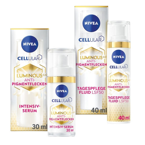 NIVEA Cellular Luminous630® Tagespflege LSF50 40ml + Intensiv Serum 30ml Set