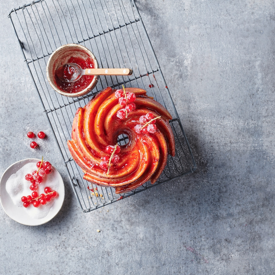 BETTY BOSSI Gugelhopf-Form Twister, 1 l, Metall