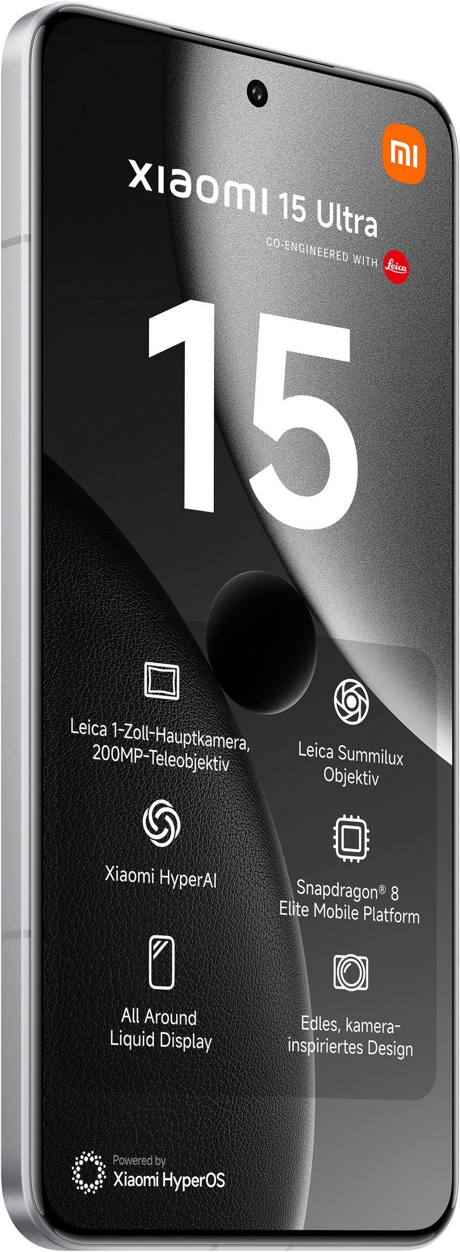 XIAOMI Smartphone 15 Ultra 6,73Zoll 5G Dual SIM 512GB 50 MP silber B-WARE