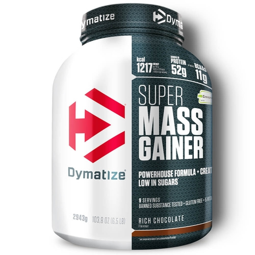 DYMATIZE Weight-Gainer Pulver Super Mass Kohlenhydrate Rich Chocolate 2943 g