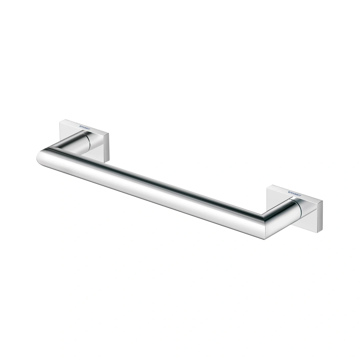 Chrom-Handtuchhalter von Duravit, glänzend, rechteckige Halterung, Badezimmerzubehör