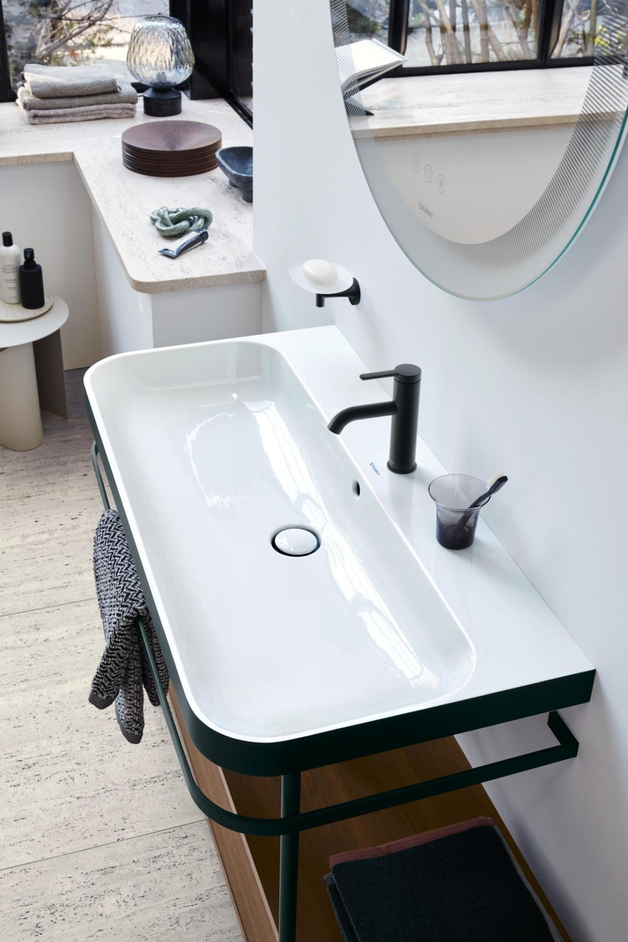DURAVIT C.1 Waschtischmischer M Einhandmischer Mischbatterie Wasserhahn Schwarz
