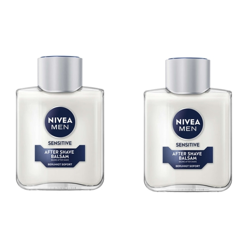 NIVEA MEN After Shave Sensitive Balsam Feuchtigkeit empfindliche Haut 2 x 100 ml