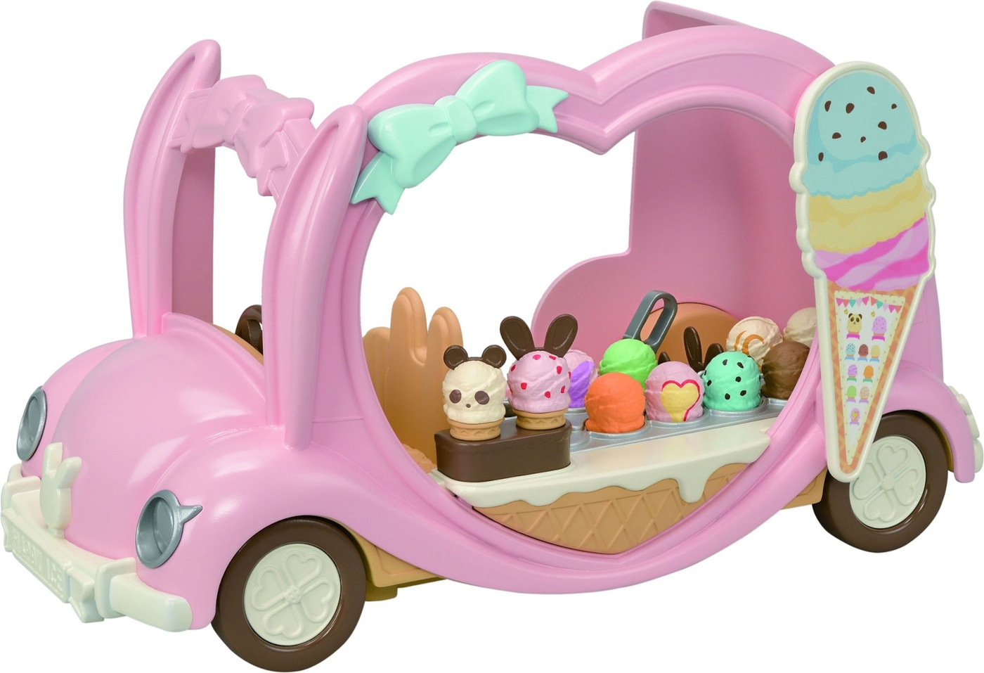 SYLVANIAN FAMILIES Eiswagen 5651 Spielset ab 3 Jahren umbaubares Auto NEU