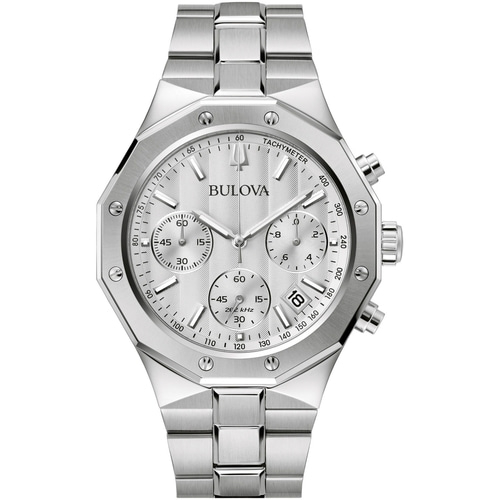 BULOVA Armbanduhr 96B408 Herrenuhr Quarz Saphirglas 45 mm Edelstahl B-WARE