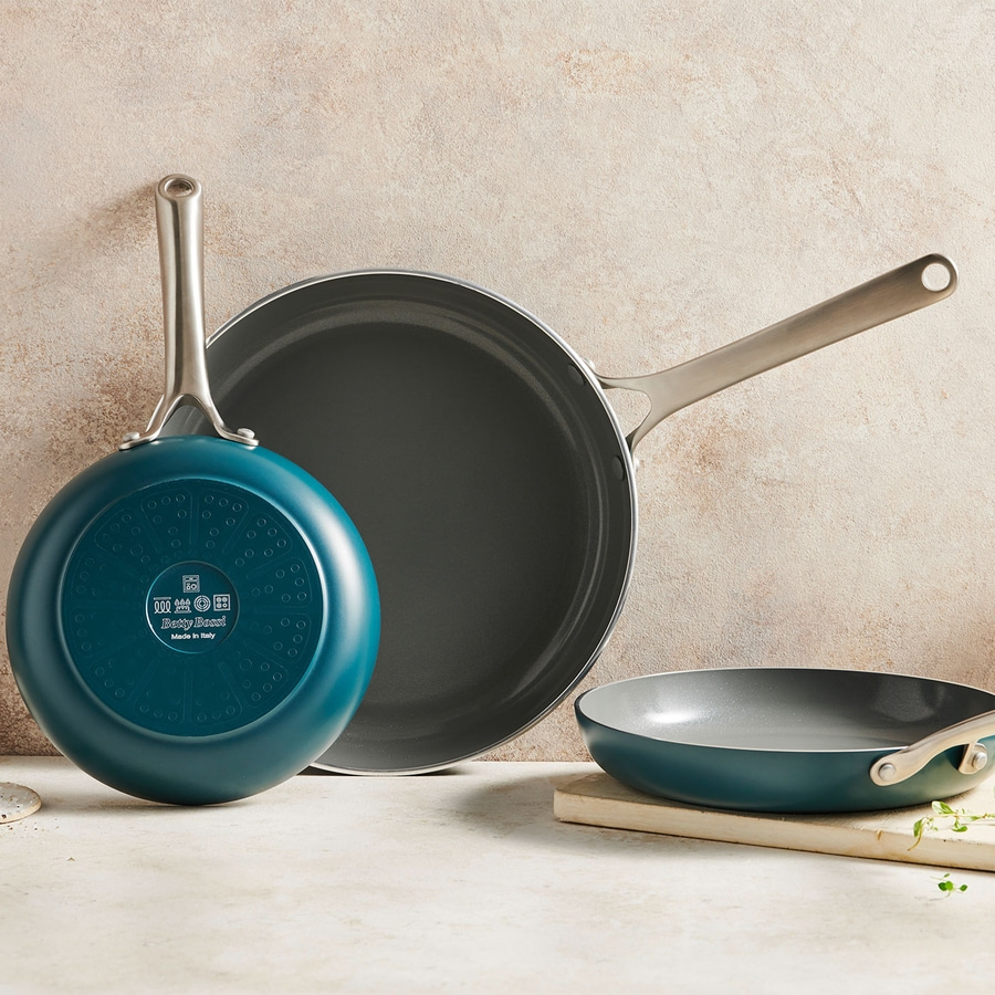 BETTY BOSSI Bratpfanne Keramik 20 cm Antihaftbeschichtung Grün