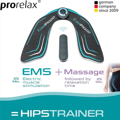PRORELAX CoolFit EMS HipsTrainer 53417 Trainingsgerät Po Hüfte Muskelaufbau NEU