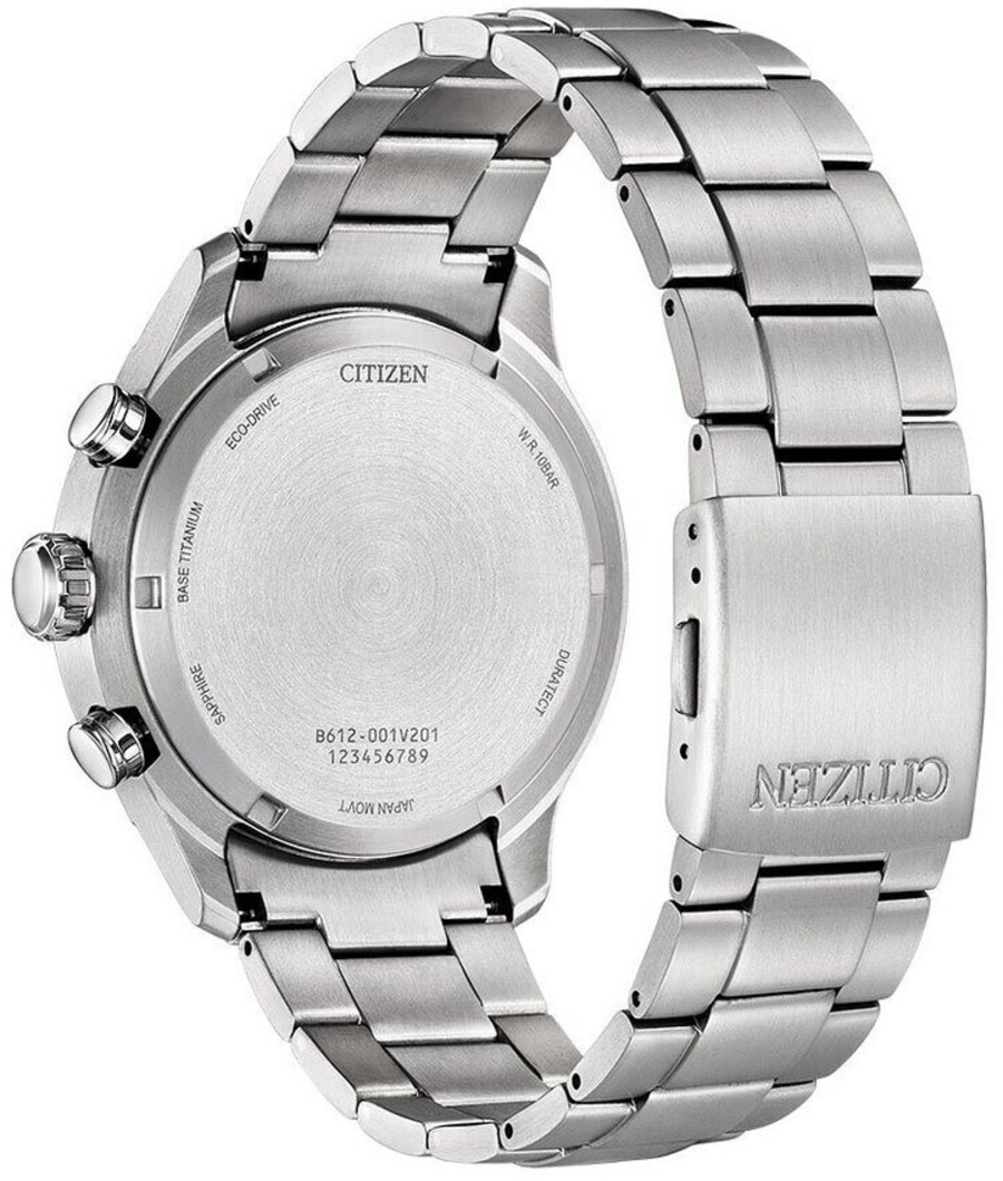 CITIZEN Herren Armbanduhr CA0810-88L Eco-Drive Chronograph Titan 44 mm B-WARE