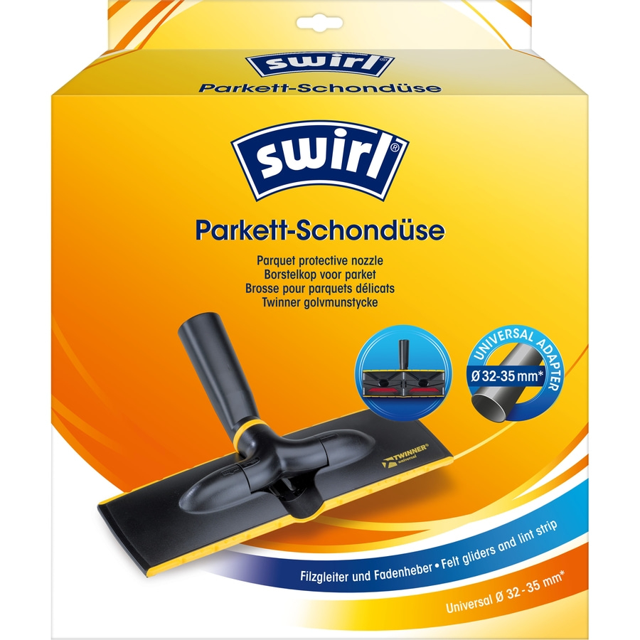 SWIRL Parkett Schondüse | kratzfreies Gleiten, für Laminat- und Parkettböden