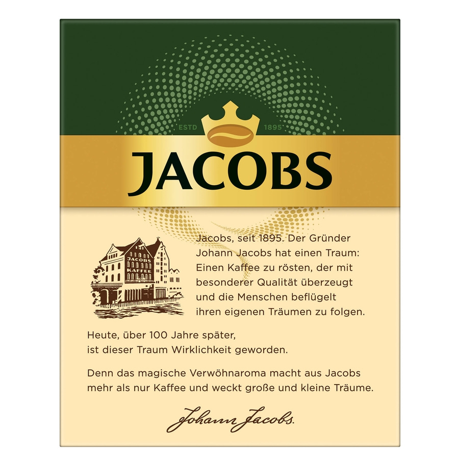 JACOBS Löskaffee Typ Cafe Crema 6 x 25 Sticks + Typ Espresso 6 x 25 Sticks