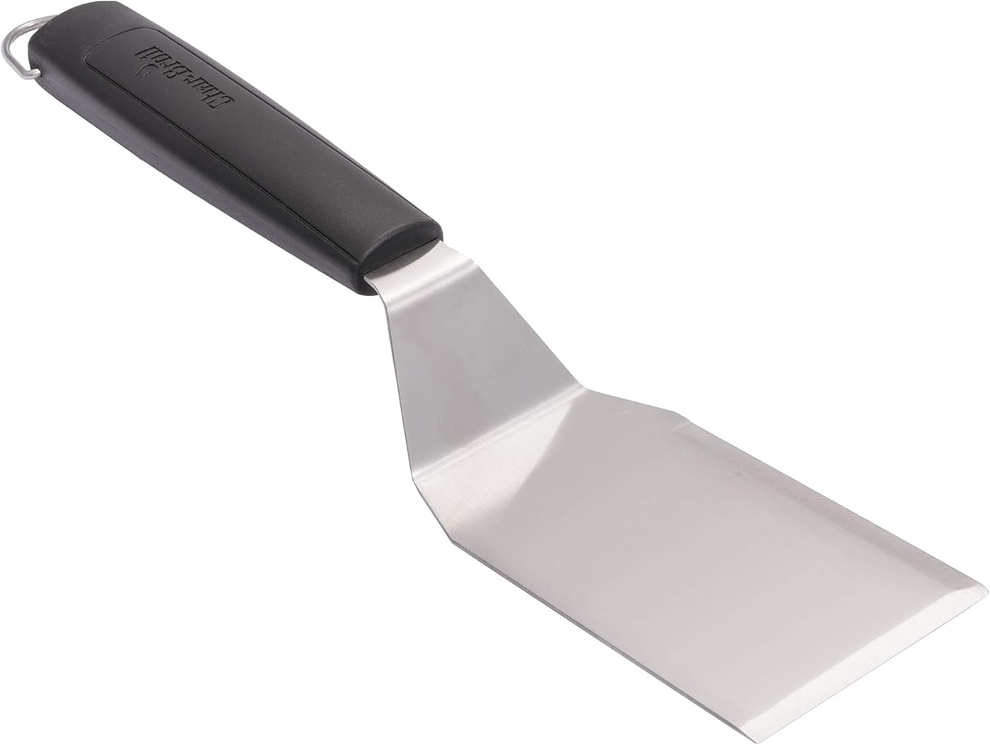 Grillwender mit schwarzem Griff und Char-Broil-Logo, Nahaufnahme