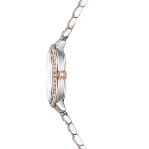 SWAROVSKI Matrix 5715028 Damenuhr Armbanduhr 30mm Quarz Edelstahl Bicolor B-WARE