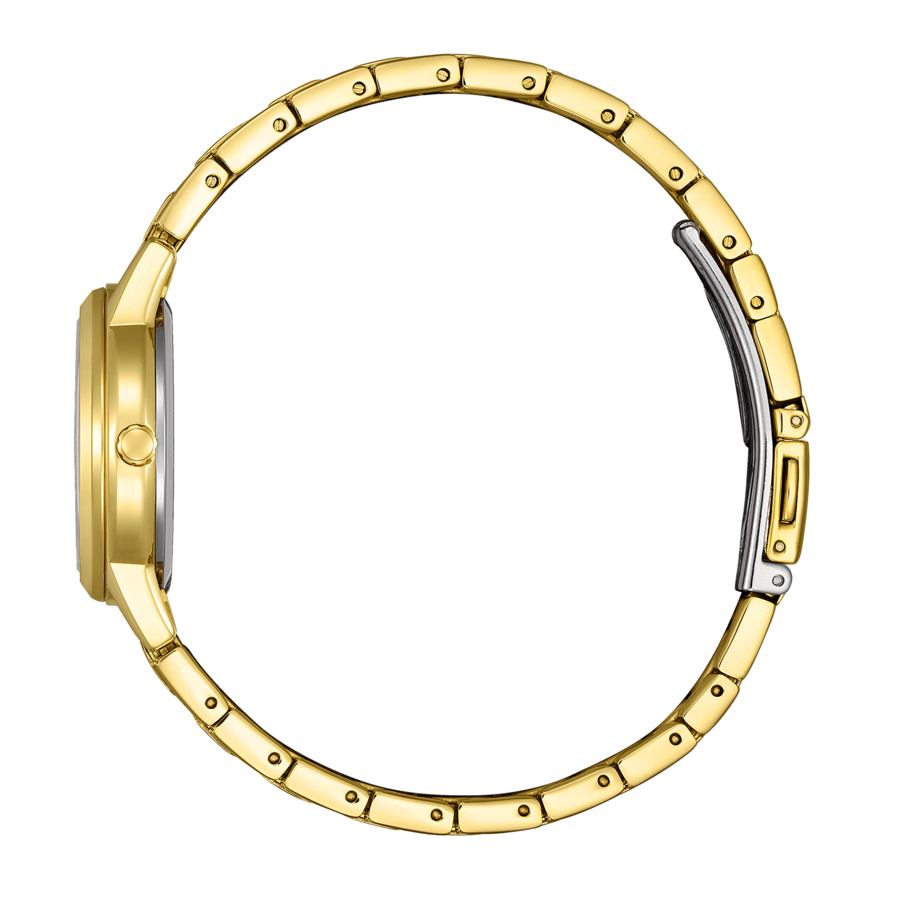 CITIZEN Damen Armbanduhr FE1242-78D Eco-Drive 29,4 mm Edelstahl gold B-Ware