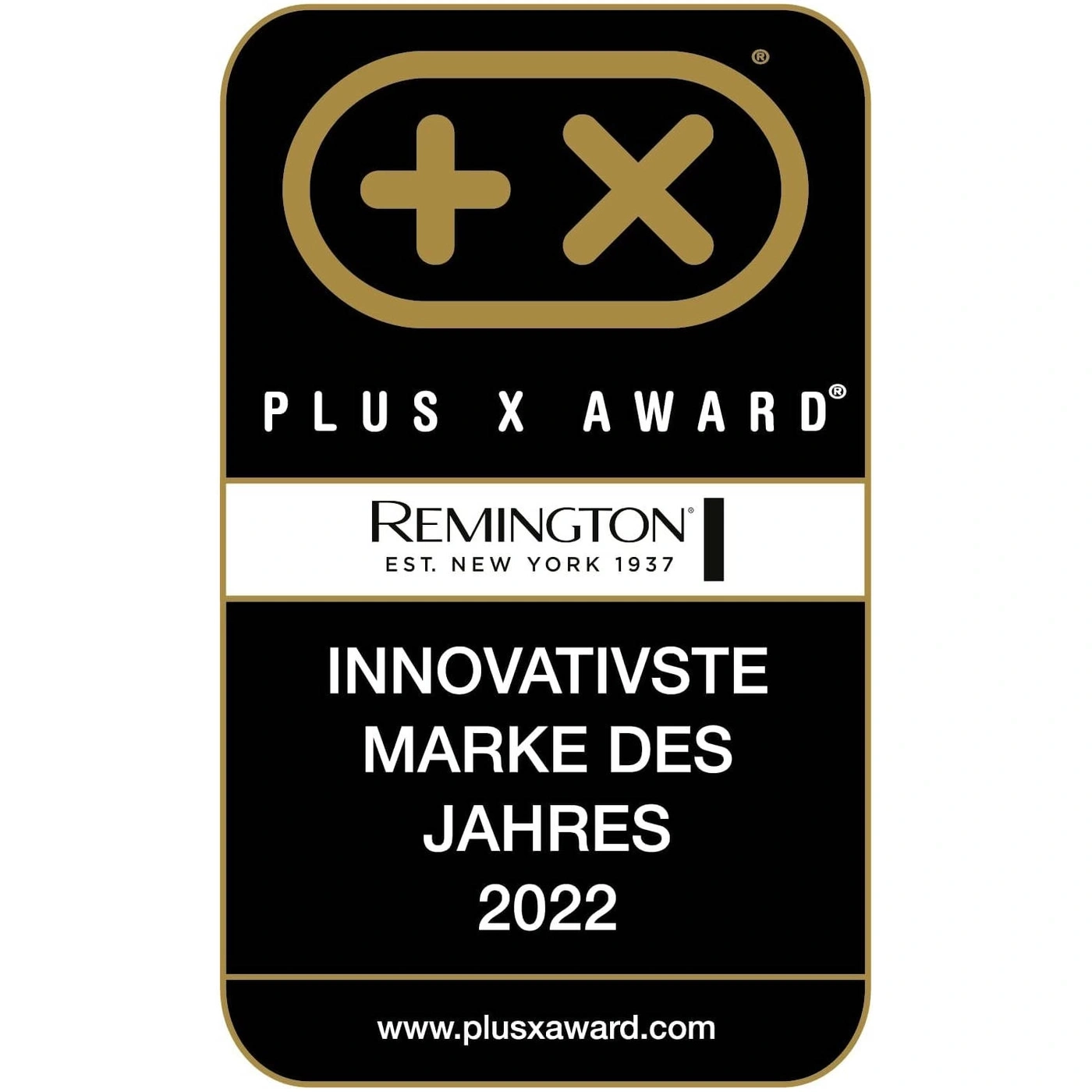 Plus X Award für Remington, innovativste Marke des Jahres 2022