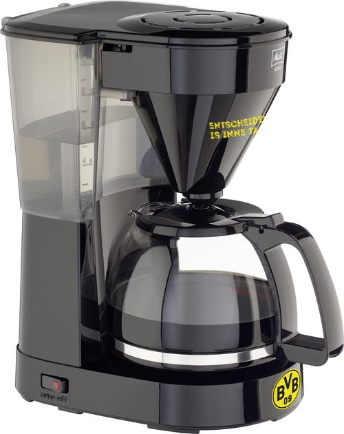 MELITTA Filterkaffeemaschine Easy Glas BVB Borussia Dortmund 1023-02 schwarz