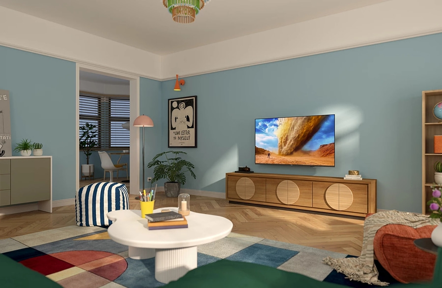 PHILIPS Fernseher 50 Zoll 126 cm 4K Ultra HD QLED Smart TV 50PUS7800/12 HDR10+