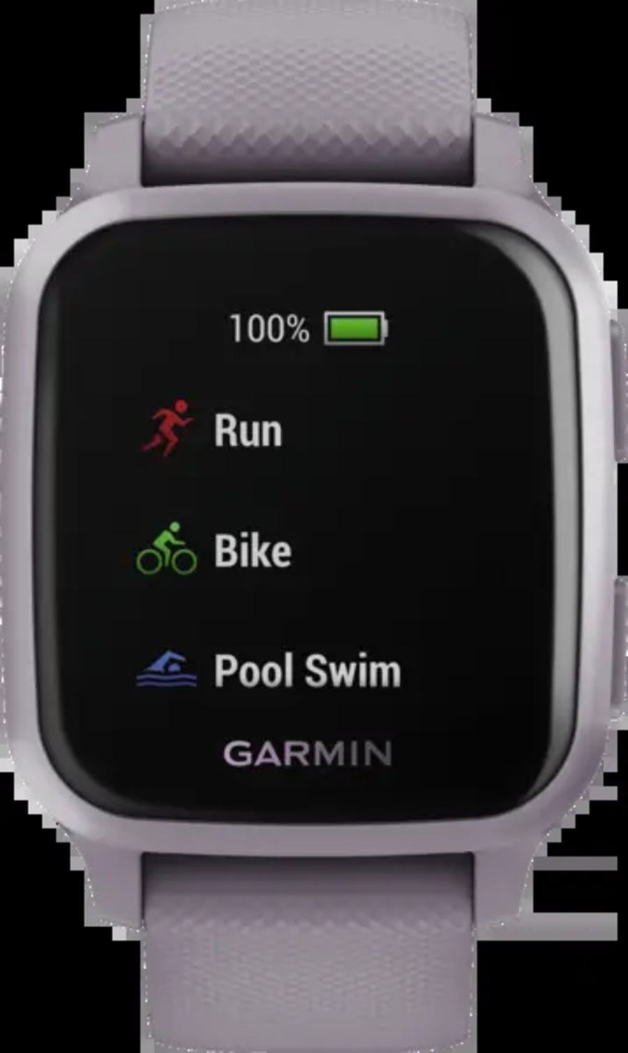 GARMIN Smartwatch VENU SQ 40mm LCD Touchscreen GPS Lavendel NEU