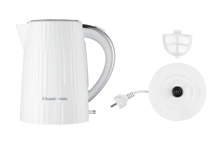 RUSSELL HOBBS Wasserkocher Eden 27360-70 Weiß 1,7 L Wasserstandsanzeige 2400 W